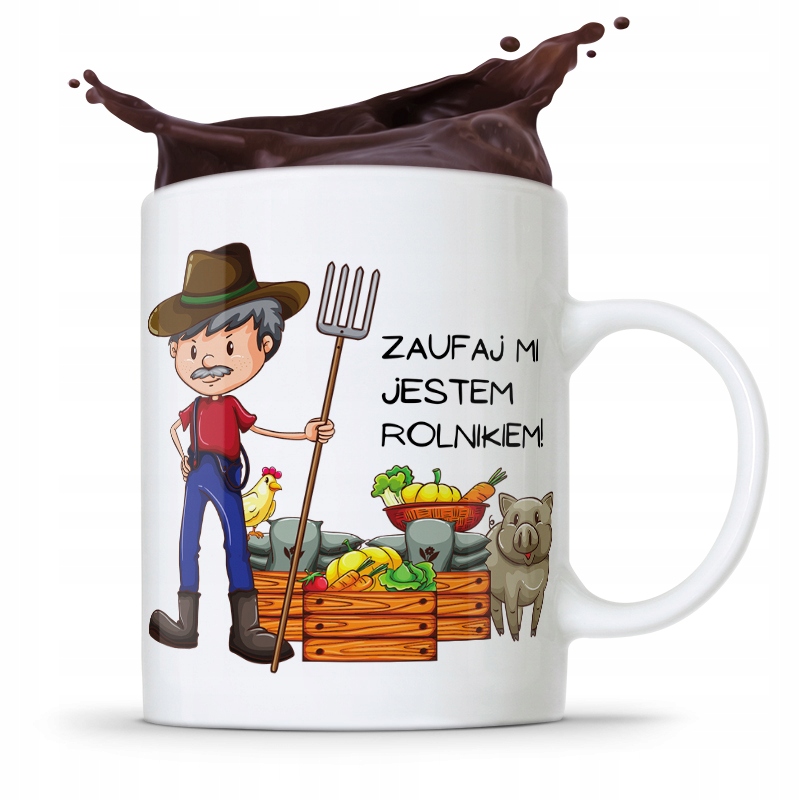 Dla Rolnika Kubek Na Prezent Zaufaj Mi Jestem Z Nadrukiem Ze Zdjęciem