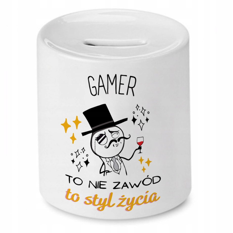 Dla Gamera Skarbonka Na Urodziny Na Prezent Z Nadrukiem Ze Zdjęciem