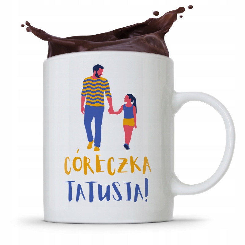 Kubek Prezent Dla Córki Dziecka Córeczka Tatusia Z Nadrukiem Ze Zdjęciem