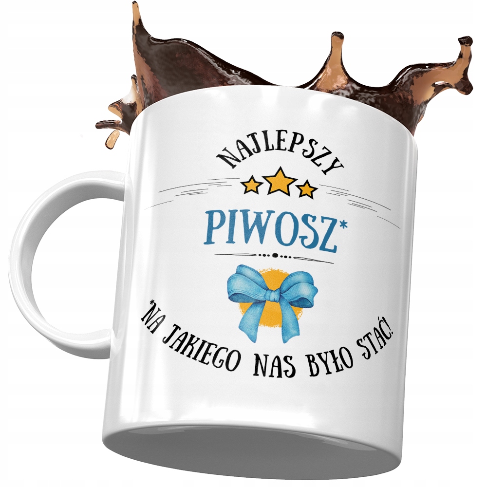 Kubek Dla Piwosza Na Jakiego Nas Było Stać Z Nadrukiem Ze Zdjęciem