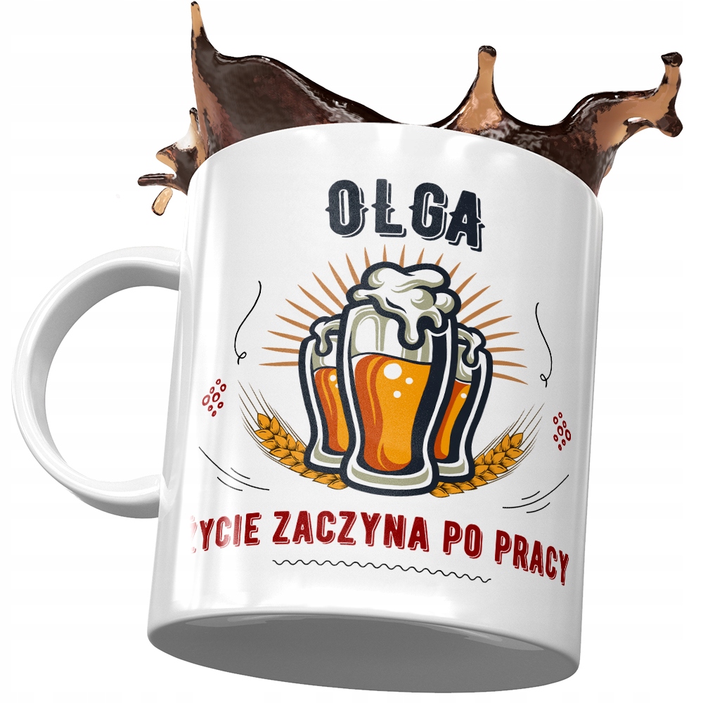 Kubek Dla Olgi Dziewczyny Koleżanki Żony Prezent Z Nadrukiem Ze Zdjęciem