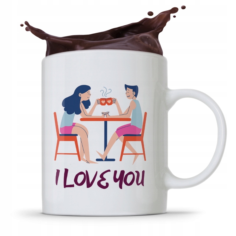 Kubek Prezent Dla Chłopaka I Love You Z Nadrukiem Ze Zdjęciem