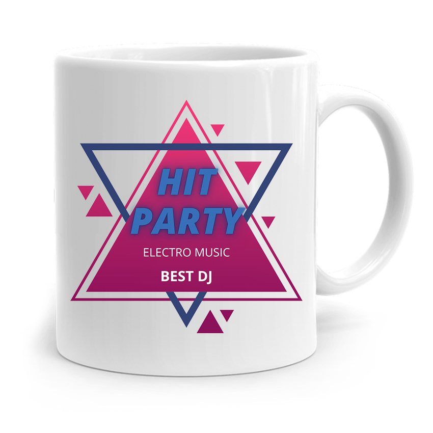 Dla Dja Muzyka Kubek Hit Party Best Dj Prezent Z Nadrukiem Ze Zdjęciem