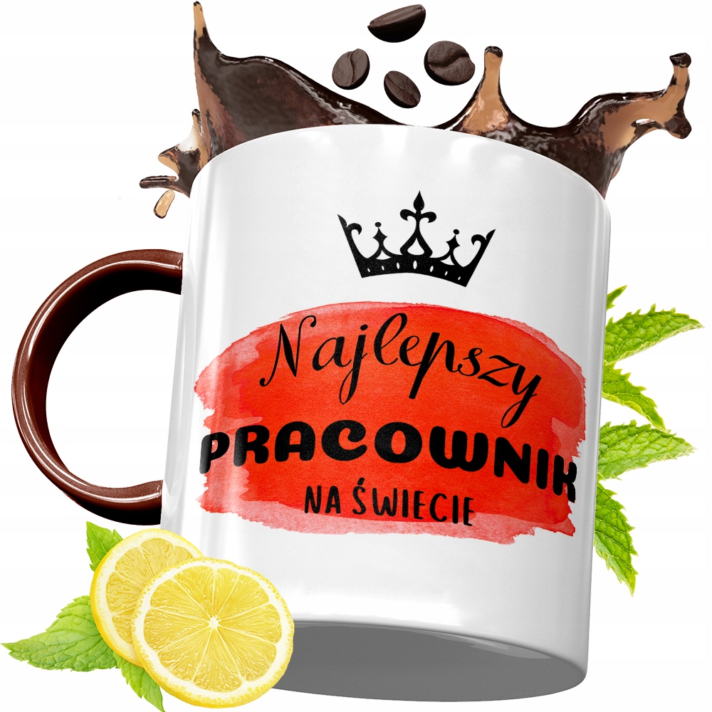 Kubek Bordowy Dla Pracownika Na Urodziny Prezent Z Nadrukiem Ze Zdjęciem