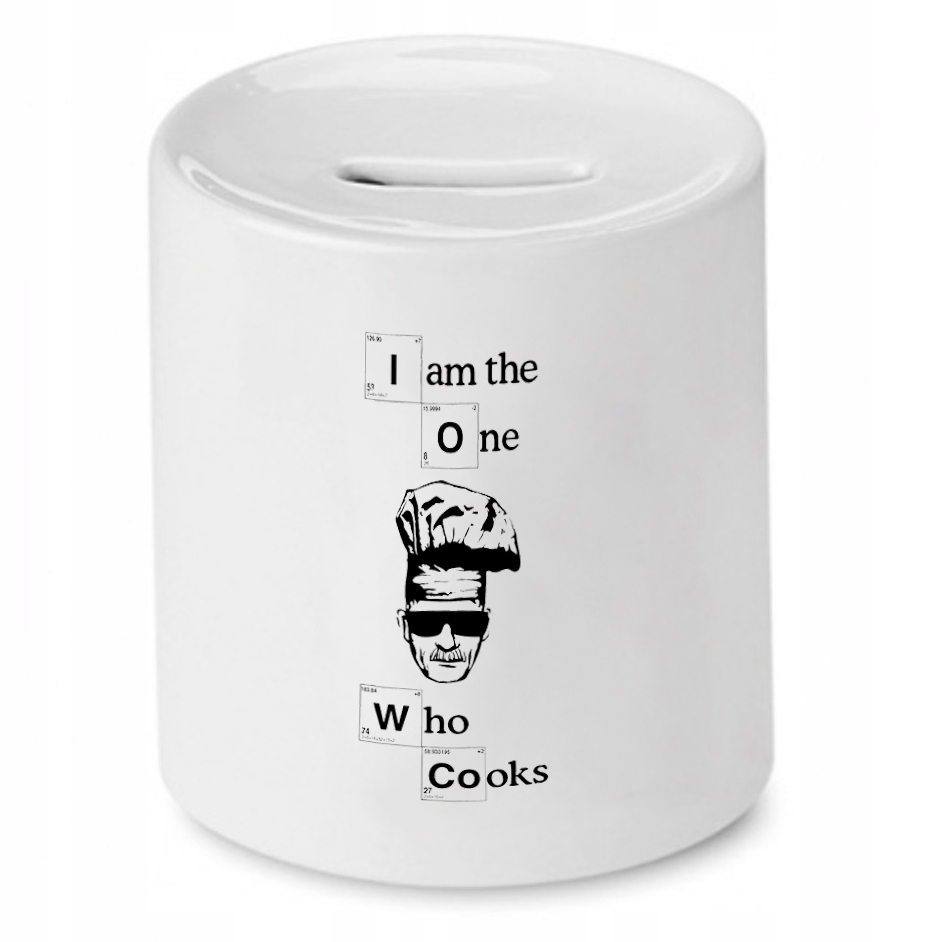 Skarbonka Dla Kucharza Who Cooks Prezent Z Nadrukiem Ze Zdjęciem