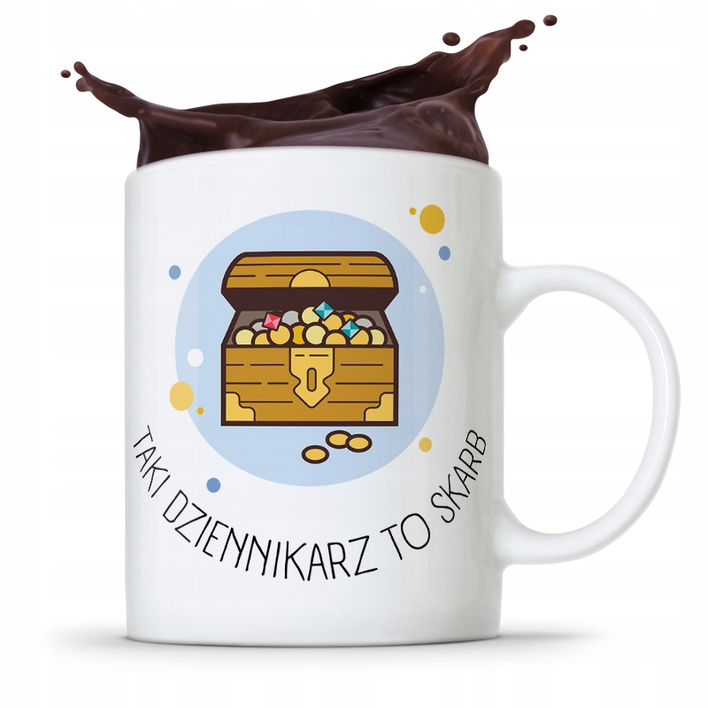 Kubek Dziennikarza Reportera Taki To Skarb Prezent Z Nadrukiem Ze Zdjęciem