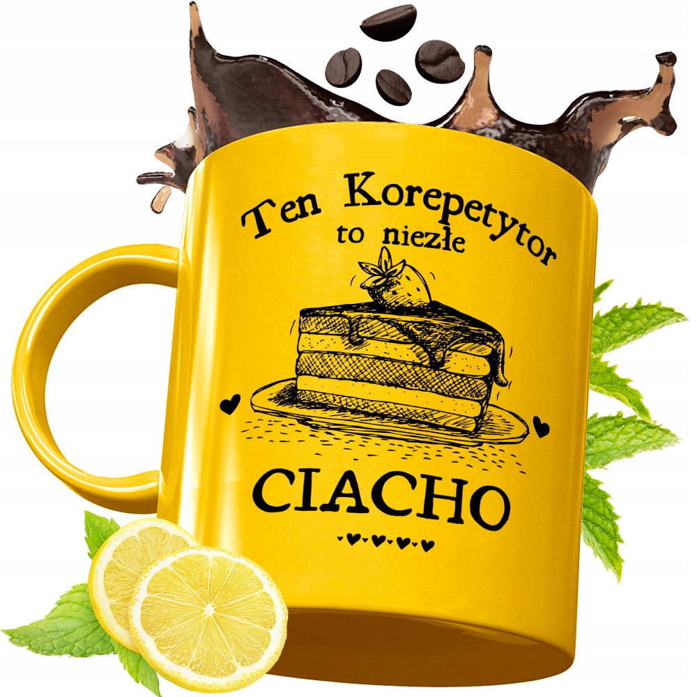 Złoty Kubek Premium Dla Korepetytora Prezent Z Nadrukiem Ze Zdjęciem