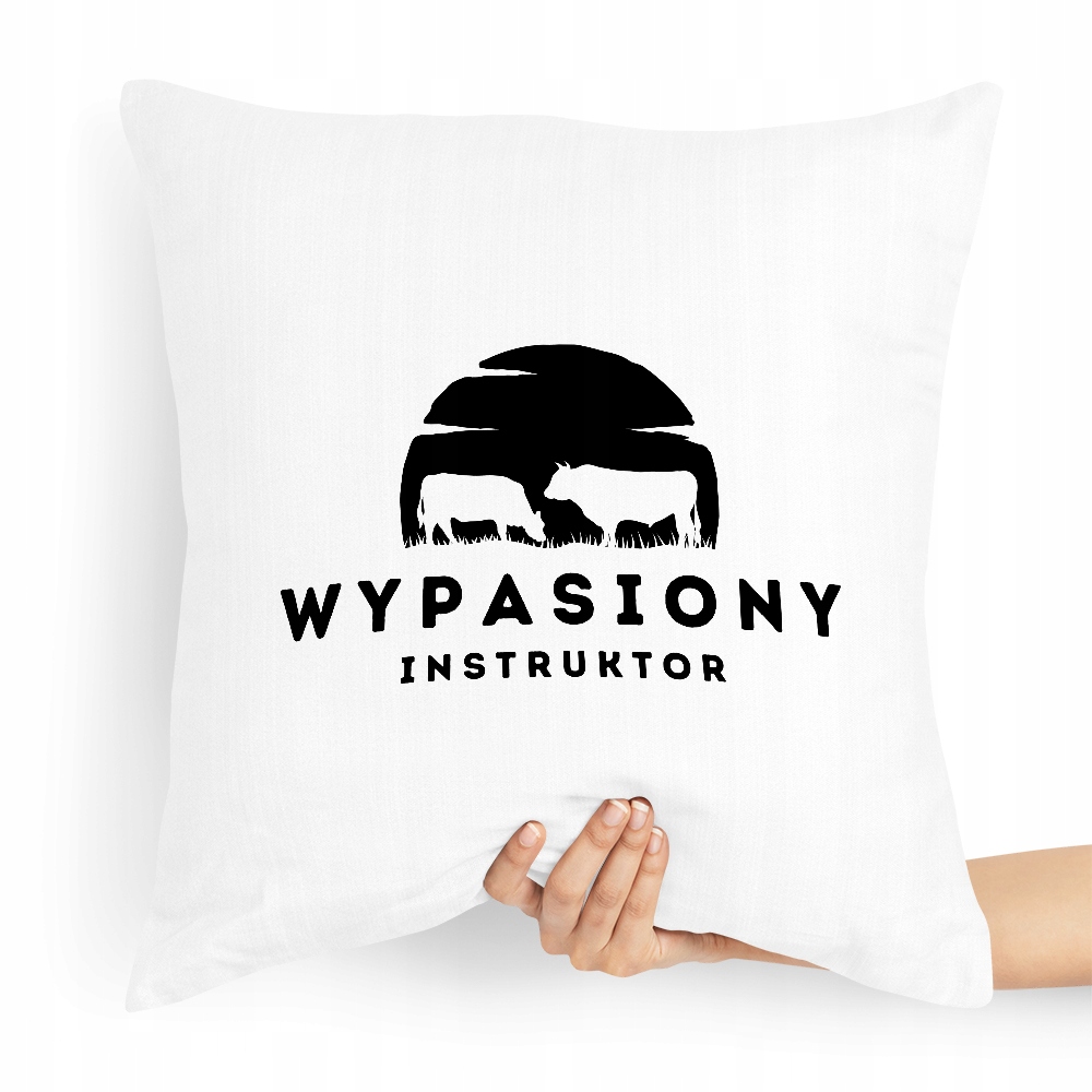 Poduszka Dla Instruktora Wypasiony Instruktor Z Nadrukiem Ze Zdjęciem