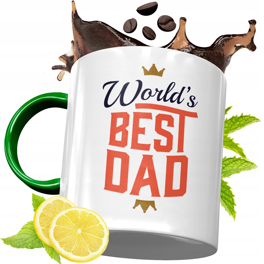 Kubek Zielony Dla Taty Tatusia Na Urodziny Prezent Z Nadrukiem Ze Zdjęciem