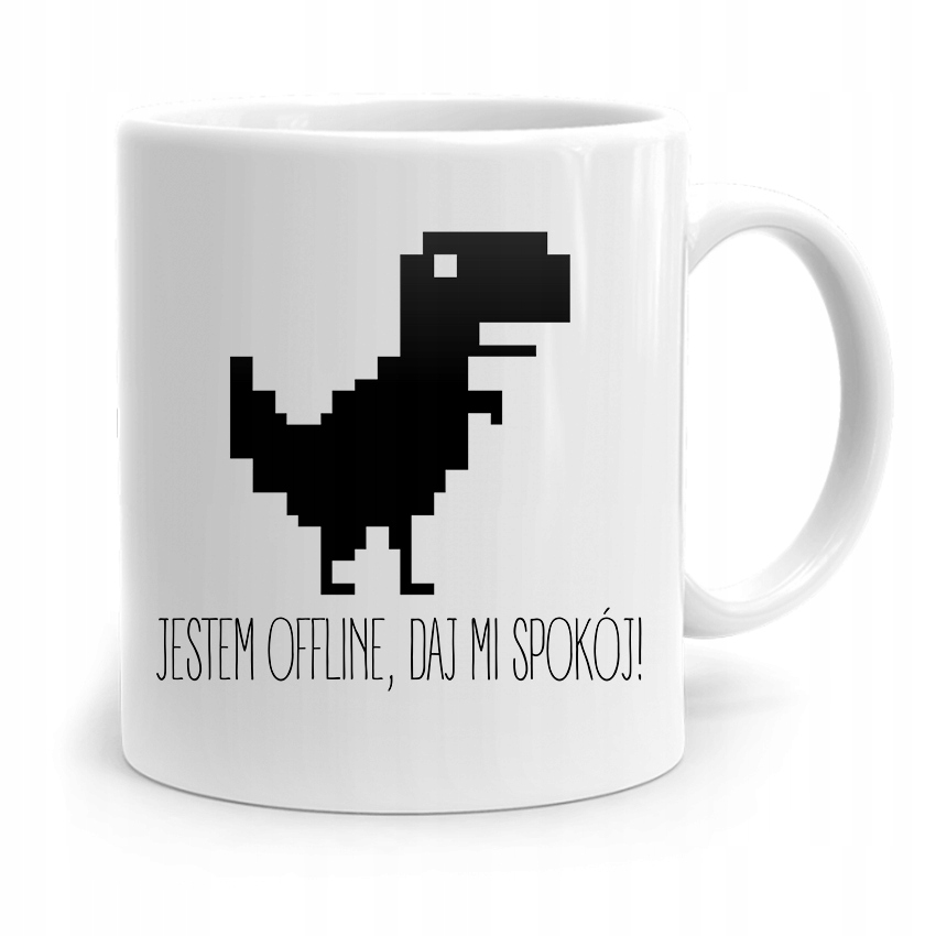 Kubek Informatyka Programisty Jestem Offline Z Nadrukiem Ze Zdjęciem