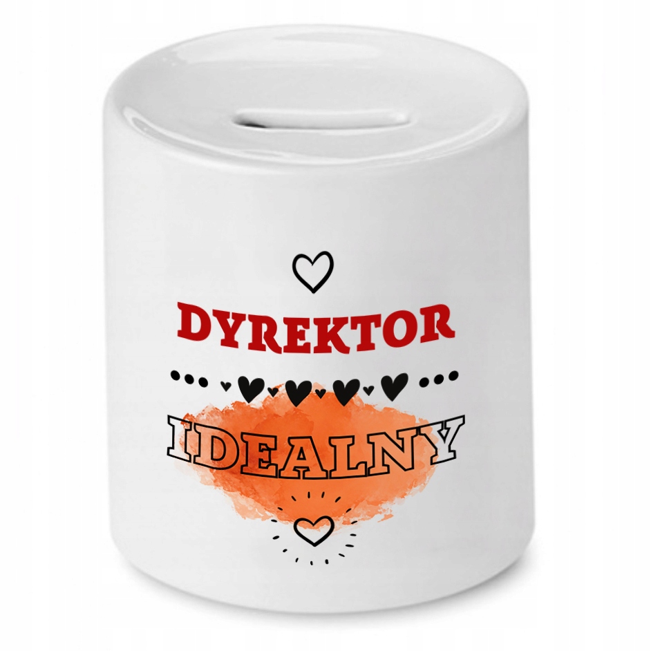 Skarbonka Prezent Dla Dyrektora Idealny Z Nadrukiem Ze Zdjęciem