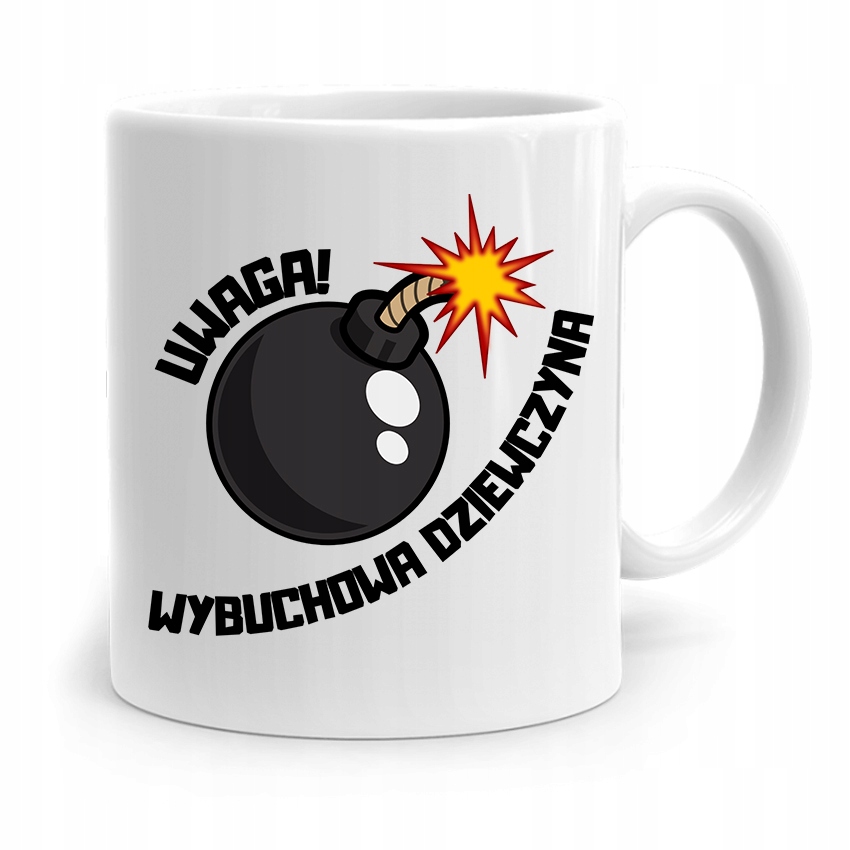 Kubek Prezent Dla Dziewczyny Wybuchowa Dziewczyna Z Nadrukiem Ze Zdjęciem