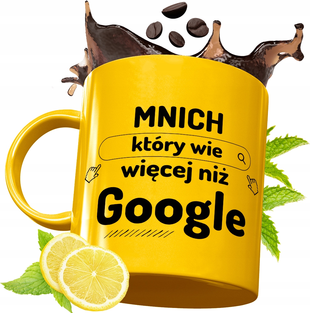 Złoty Kubek Premium Dla Mnicha Prezent Z Nadrukiem Ze Zdjęciem