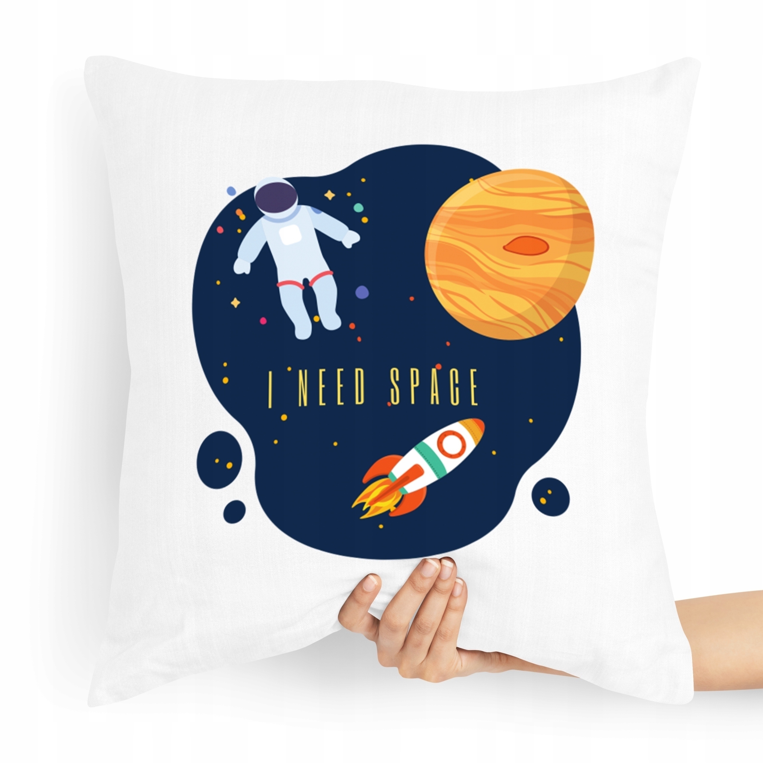 Poduszka Prezent Dla Córki Syna Dziecka Need Space Z Nadrukiem Ze Zdjęciem