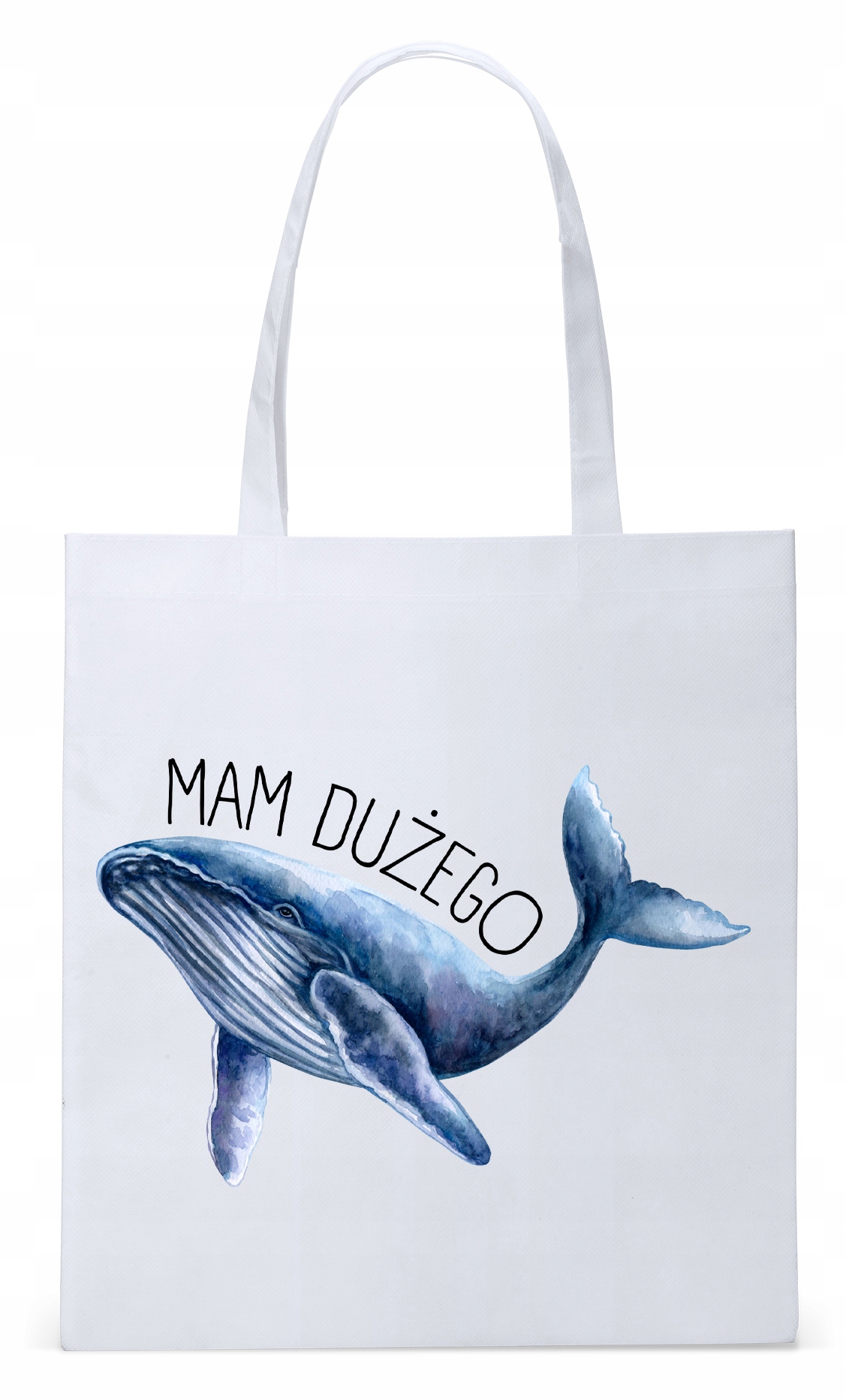 Dla Chłopaka Męża Prezent Torba Eco Biała Shopper Z Nadrukiem Ze Zdjęciem