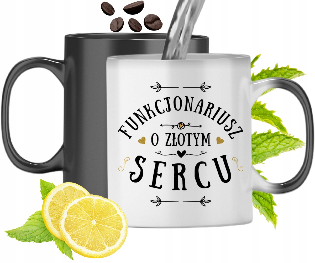 Dla Funkcjonariusza Kubek Magiczny Na Prezent Z Nadrukiem Ze Zdjęciem