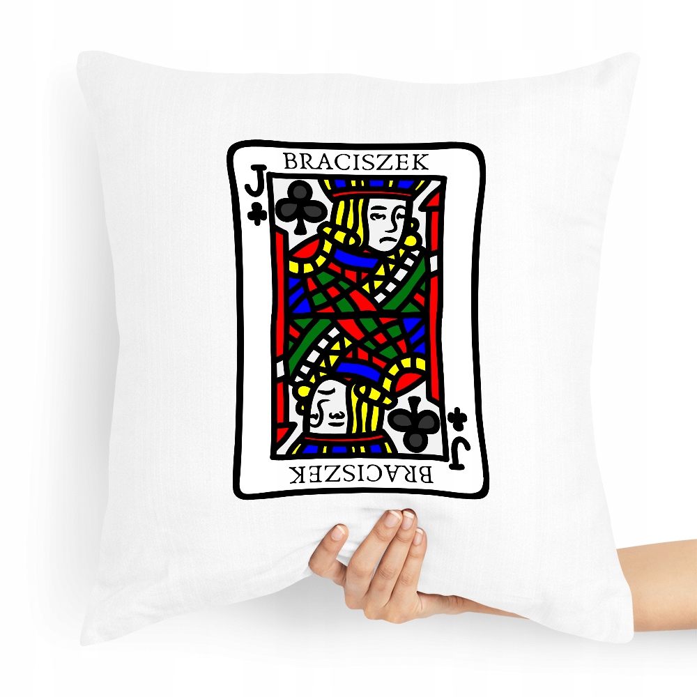Poduszka Prezent Dla Brata Braciszek Walet Z Nadrukiem Ze Zdjęciem