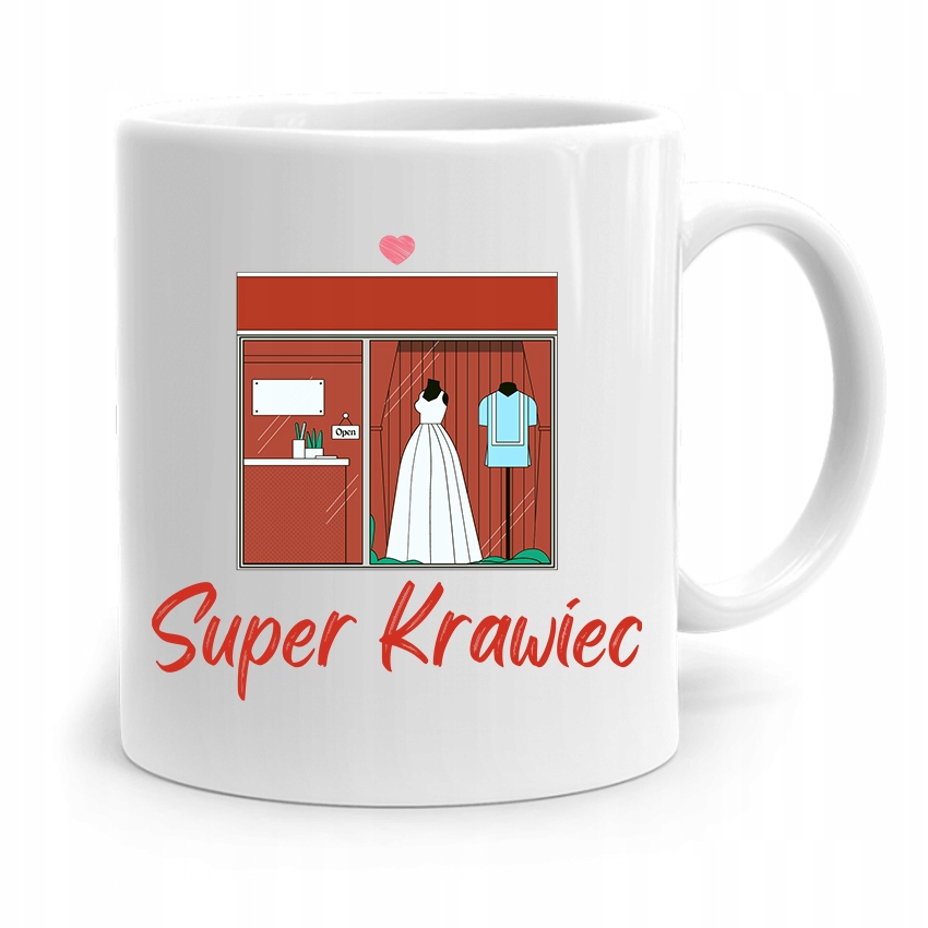 Kubek Prezent Krawcowej Krawca Super Krawiec Z Nadrukiem Ze Zdjęciem