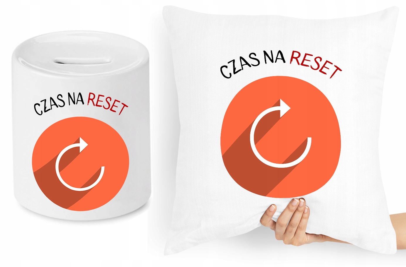 Dla Informatyka Zestaw Poduszka + Skarbonka Z Nadrukiem Ze Zdjęciem