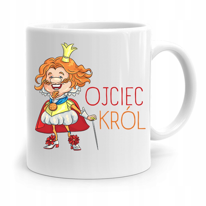 Kubek Na Dzień Ojca Dla Taty Król Ojciec Prezent Z Nadrukiem Ze Zdjęciem