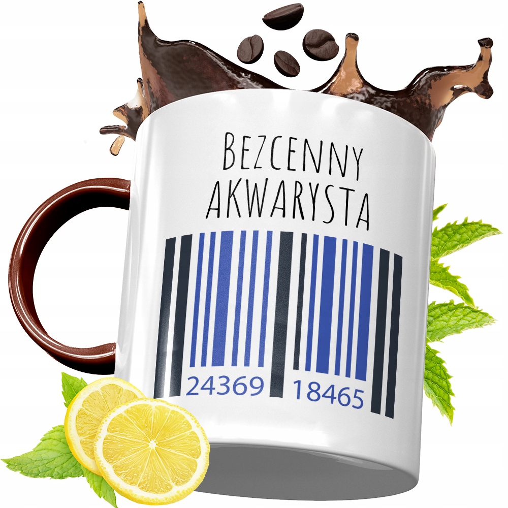 Kubek Bordowy Dla Akwarysty Na Urodziny Prezent Z Nadrukiem Ze Zdjęciem