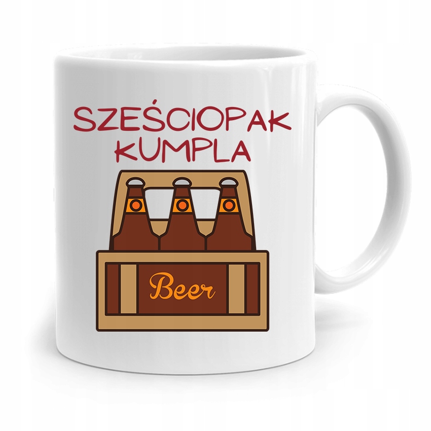 Kubek Prezent Dla Przyjaciela Sześciopak Kumpla Z Nadrukiem Ze Zdjęciem