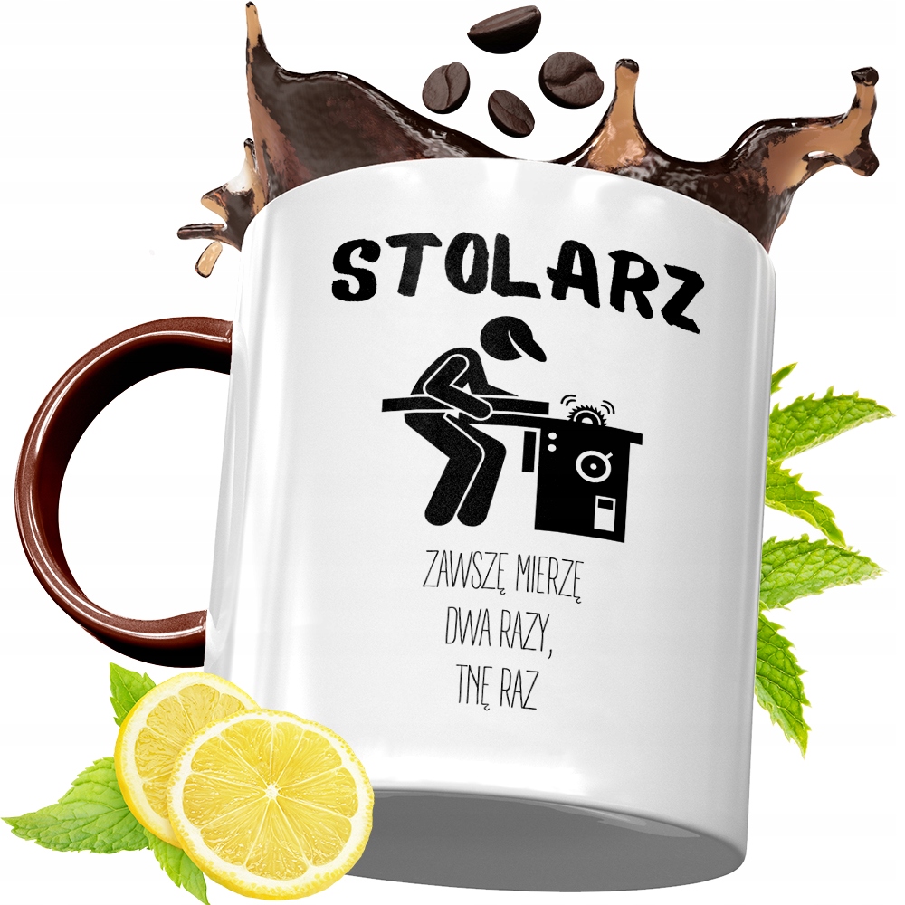 Kubek Bordowy Dla Stolarza Na Urodziny Prezent Z Nadrukiem Ze Zdjęciem