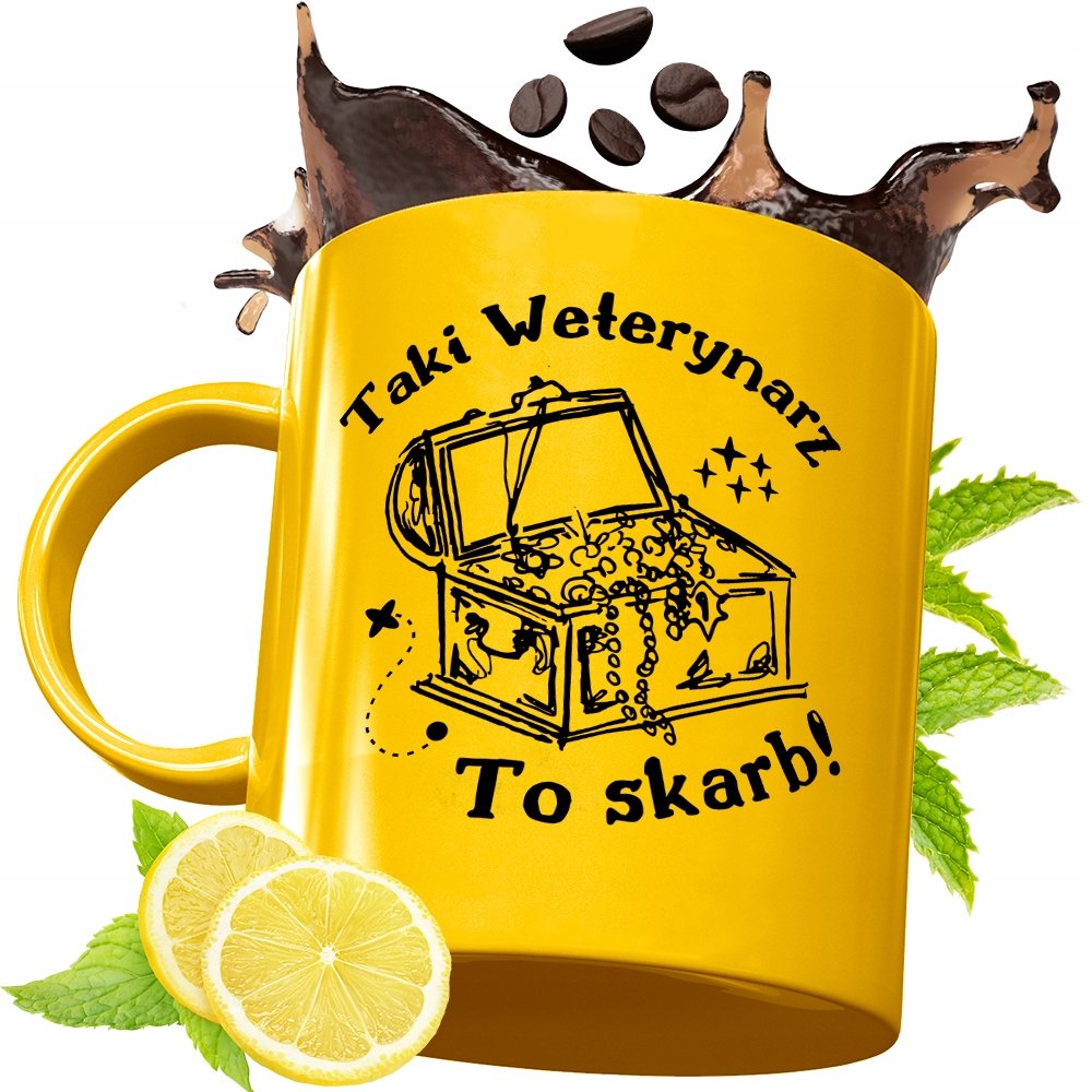 Złoty Kubek Premium Dla Weterynarza Prezent Z Nadrukiem Ze Zdjęciem