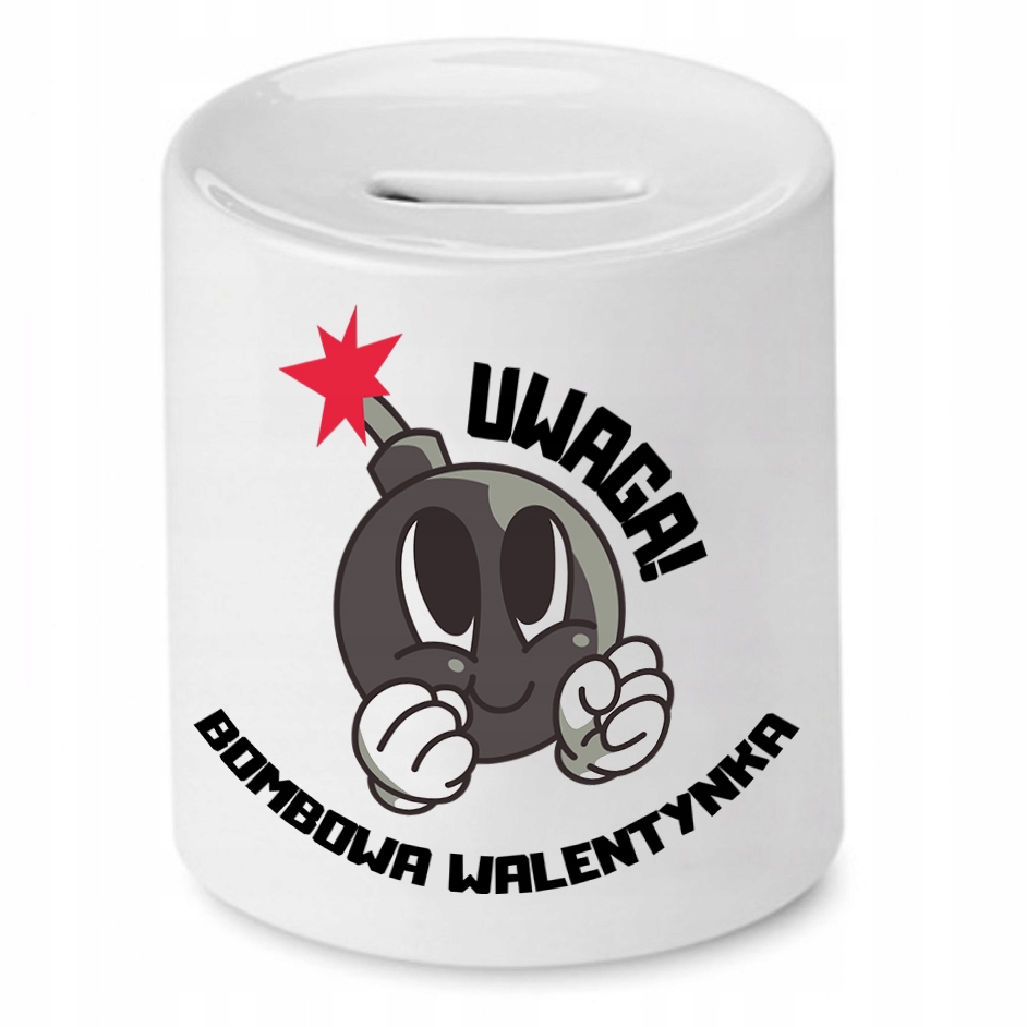 Skarbonka Prezent Walentynka Bombowa Walentynka Z Nadrukiem Ze Zdjęciem