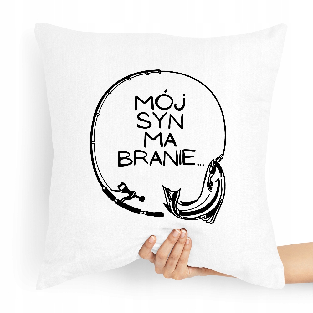 Poduszka Prezent Dla Syna Mój Syn Ma Branie Z Nadrukiem Ze Zdjęciem