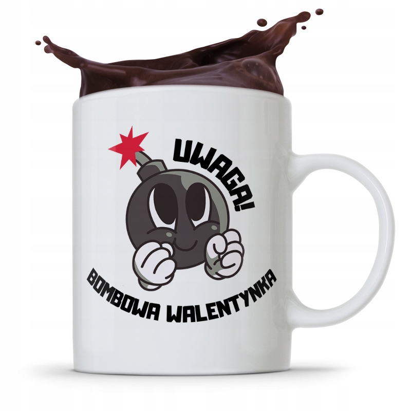 Kubek Prezent Na Walentynki Bombowa Walentynka Z Nadrukiem Ze Zdjęciem