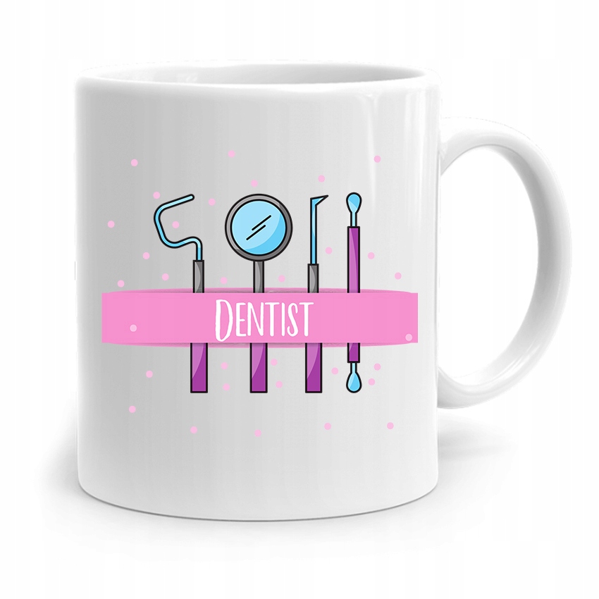 Kubek Prezent Dla Dentysty Stomatologa Dentist Z Nadrukiem Ze Zdjęciem