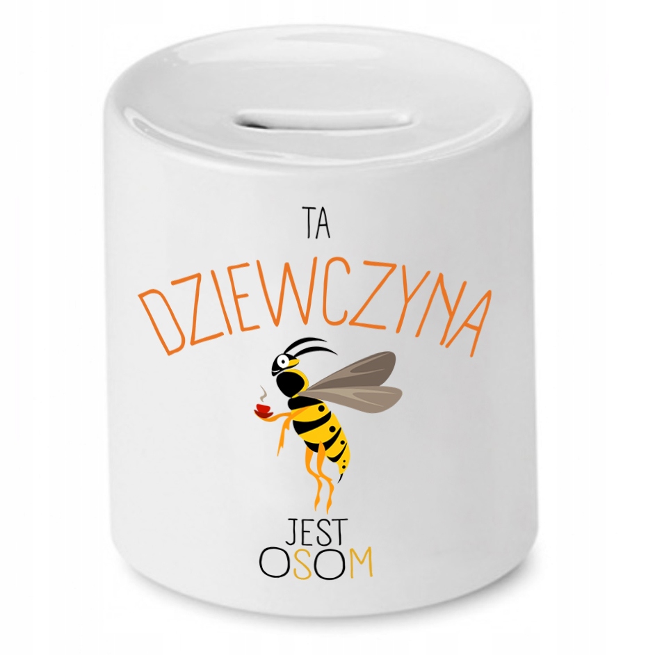 Skarbonka Dla Dziewczyny Jest Osom Prezent Z Nadrukiem Ze Zdjęciem