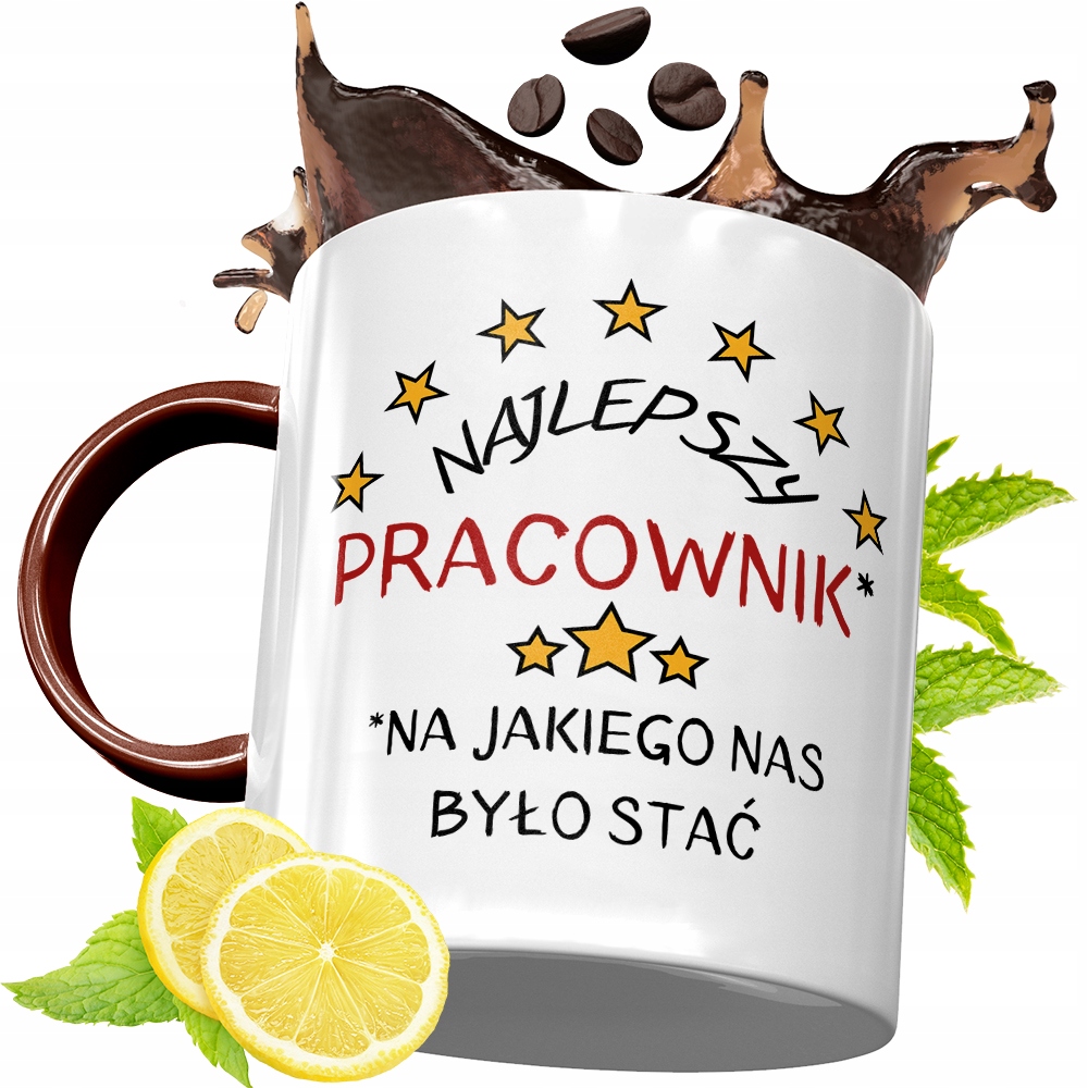 Kubek Bordowy Dla Pracownika Na Urodziny Prezent Z Nadrukiem Ze Zdjęciem