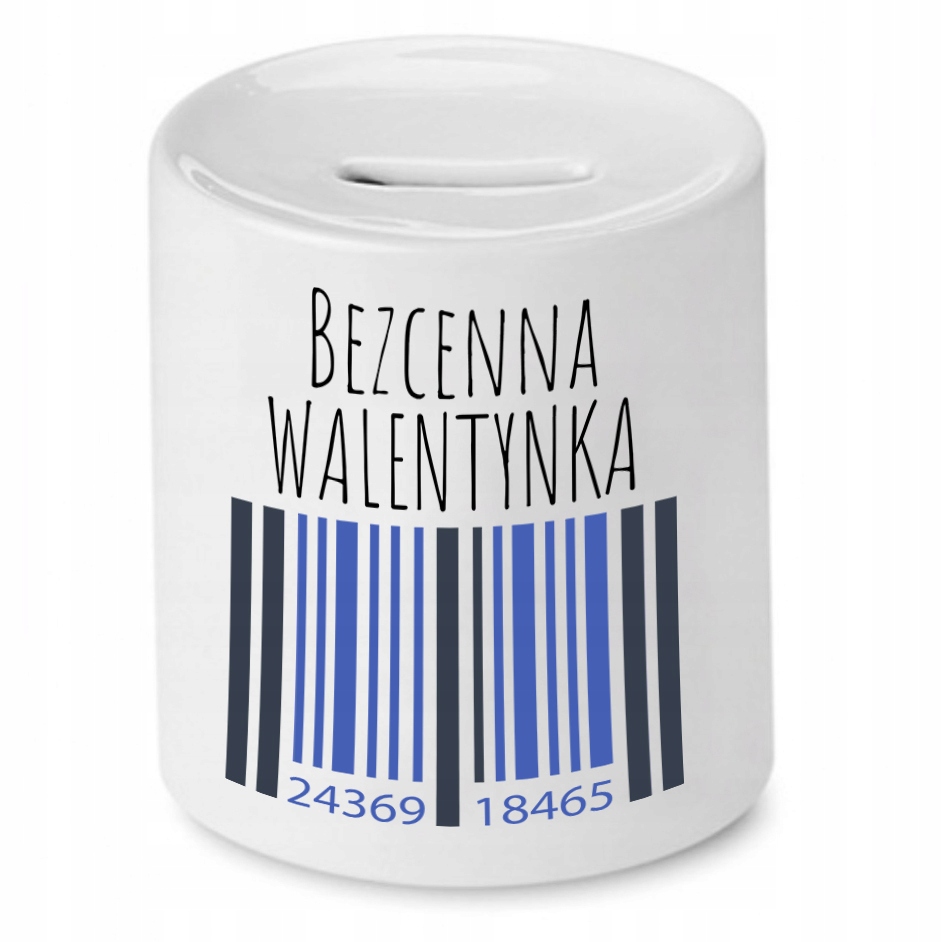 Skarbonka Prezent Walentynka Bezcenna Walentynka Z Nadrukiem Ze Zdjęciem