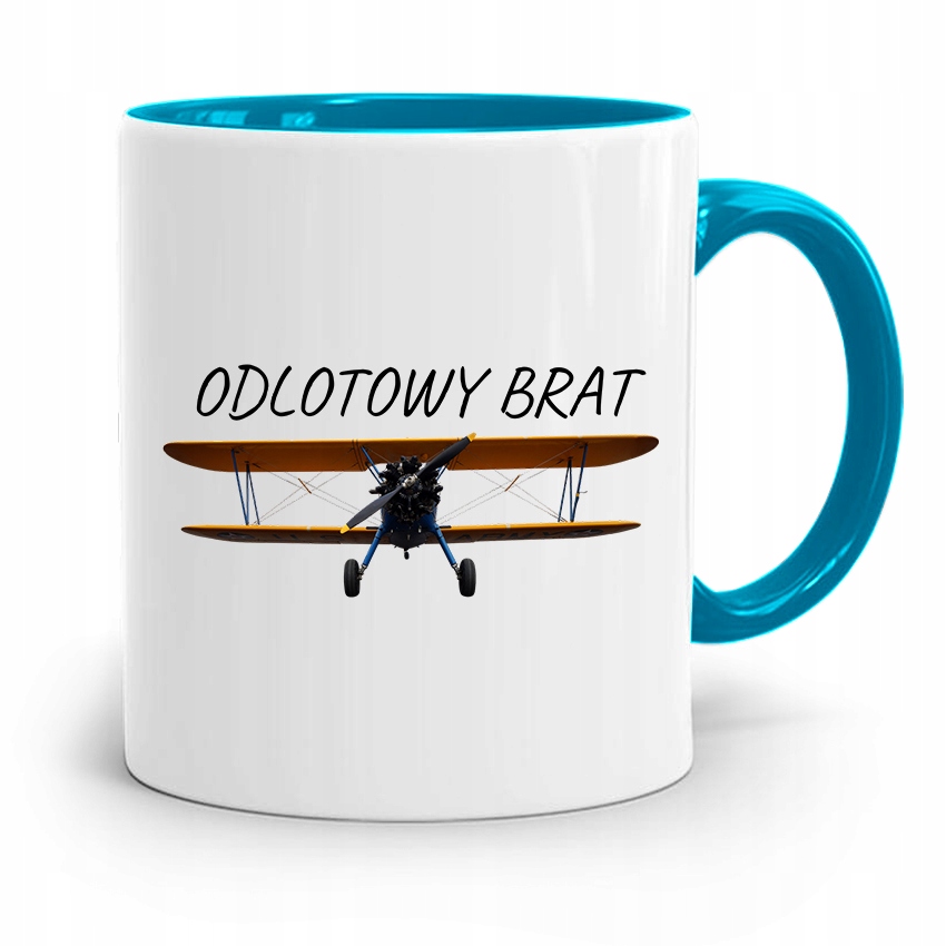 Kubek Błękitny Prezent Dla Brata Odlotowy Brat Z Nadrukiem Ze Zdjęciem