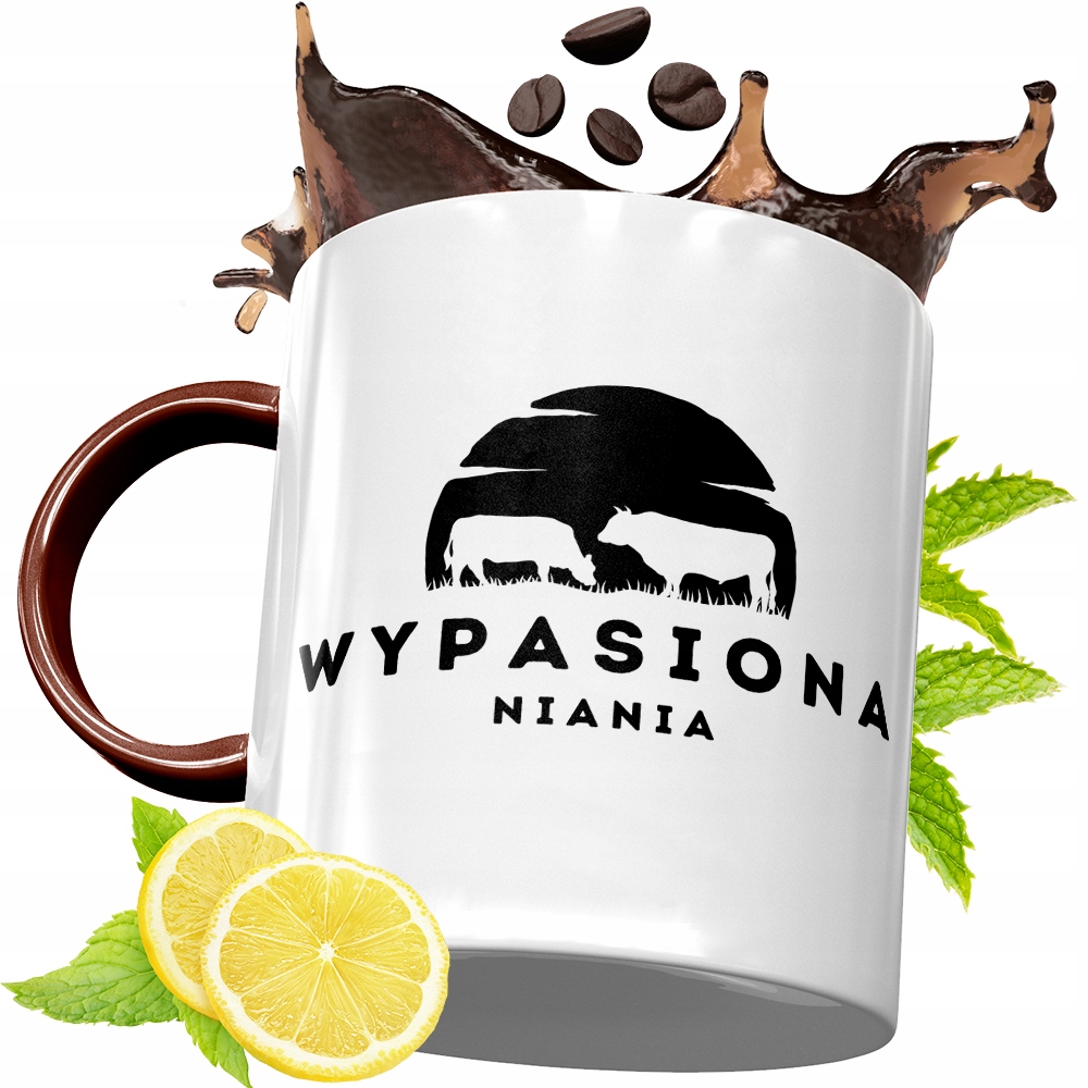 Kubek Bordowy Dla Niani Na Urodziny Prezent Z Nadrukiem Ze Zdjęciem