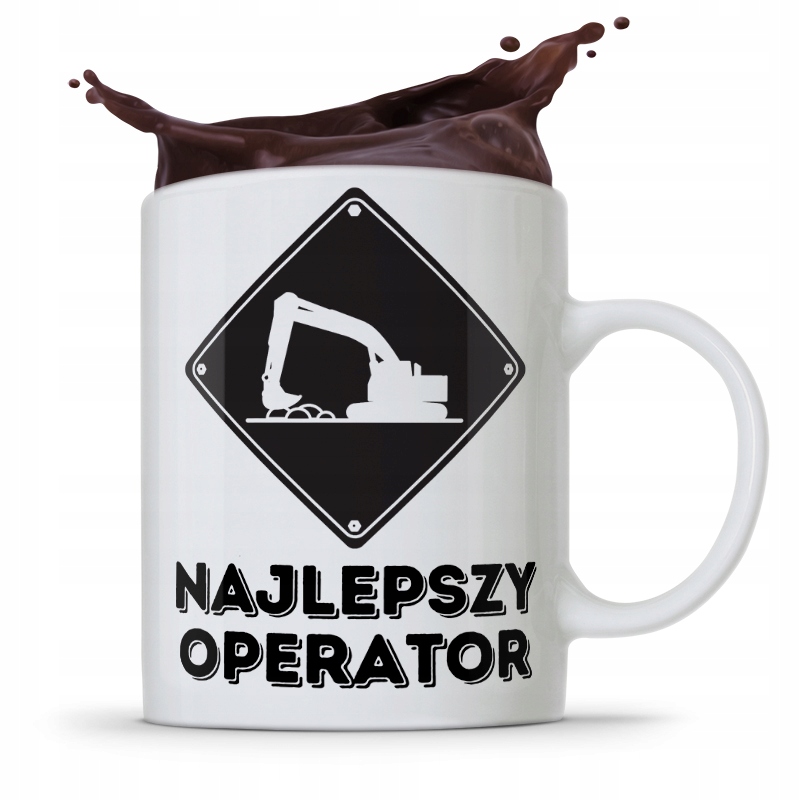 Kubek Budowlańca Majstra Najlepszy Operator Z Nadrukiem Ze Zdjęciem