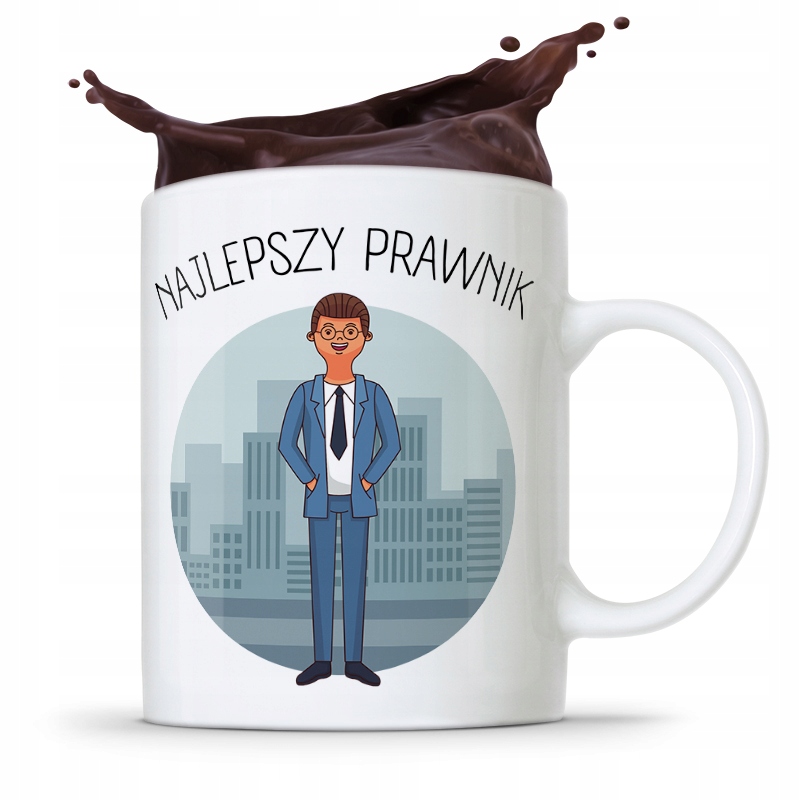 Kubek Prawnika Mecenasa Najlepszy Prawnik Prezent Z Nadrukiem Ze Zdjęciem