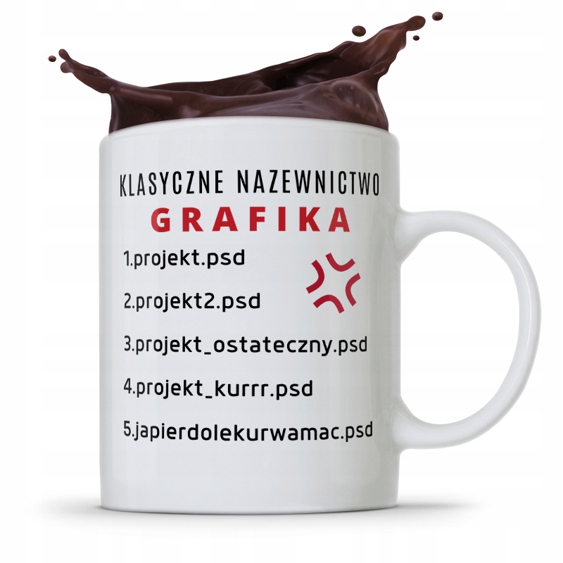 Kubek Prezent Dla Grafika Nazewnictwo Grafika Z Nadrukiem Ze Zdjęciem