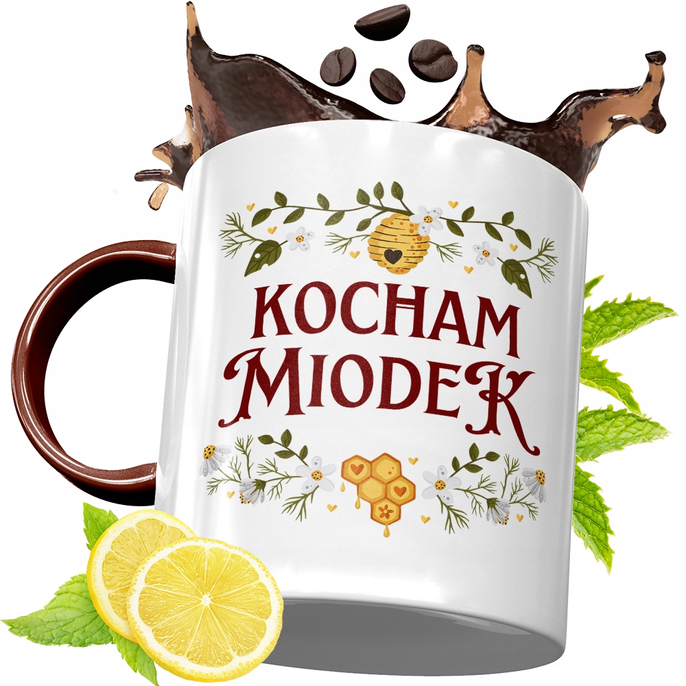 Kubek Bordowy Dla Pszczelarza Na Urodziny Prezent Z Nadrukiem Ze Zdjęciem