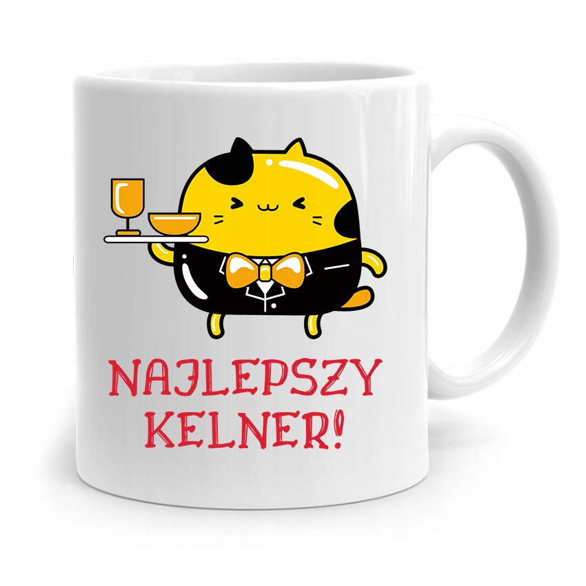 Dla Kelnera Kubek Na Prezent Najlepszy Kelner Z Nadrukiem Ze Zdjęciem