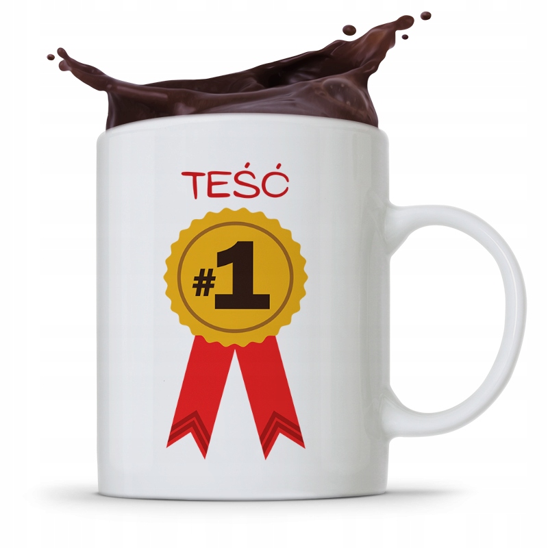 Kubek Prezent Dla Teścia Teść Numer Jeden Prezent Z Nadrukiem Ze Zdjęciem