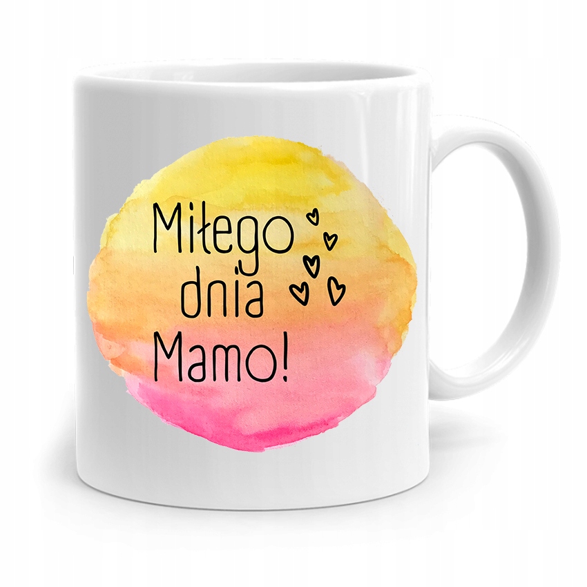Kubek Prezent Dla Mamy Matki Miłego Dnia Mamo! Z Nadrukiem Ze Zdjęciem