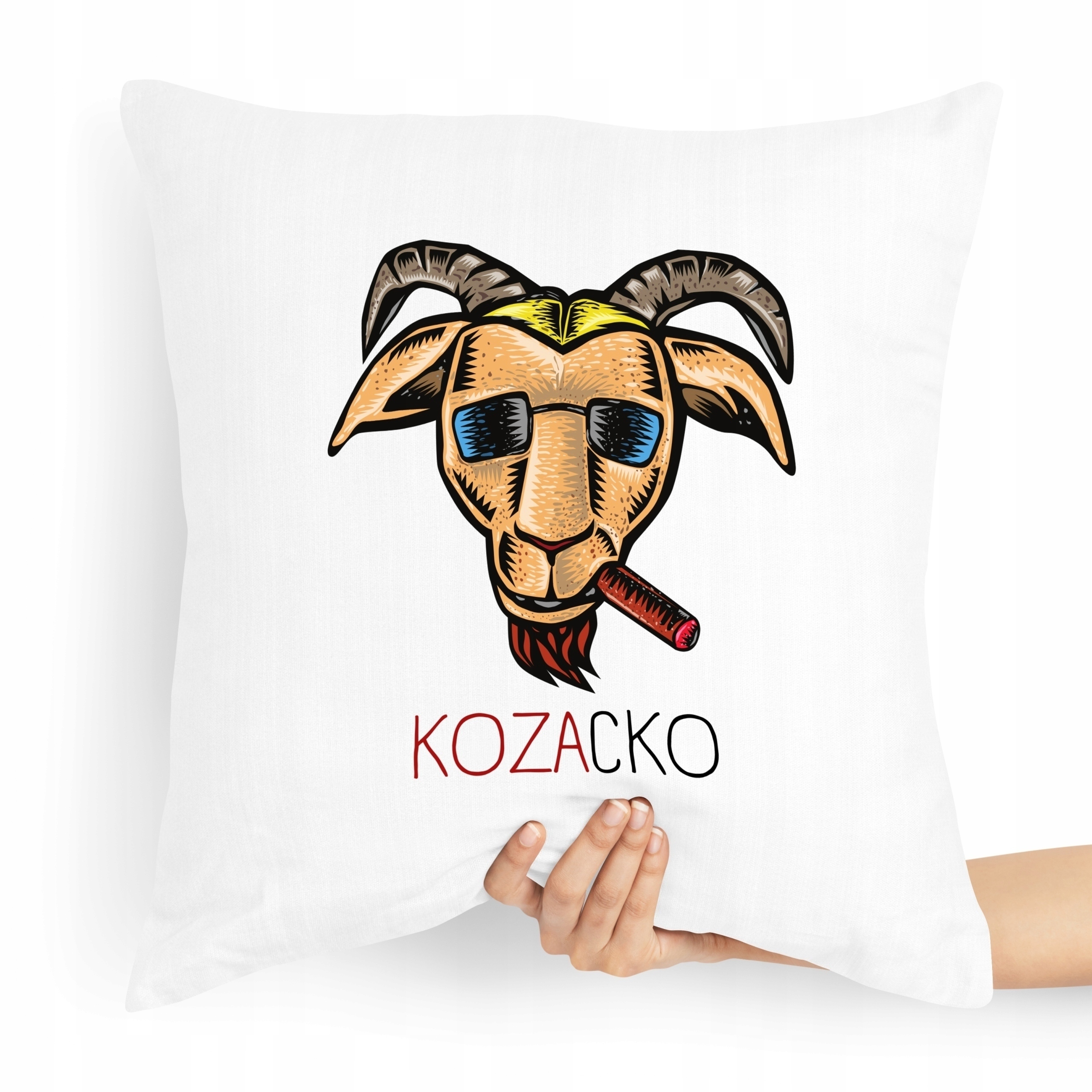 Poduszka Zabawny Prezent Facet Kozacko Z Nadrukiem Ze Zdjęciem
