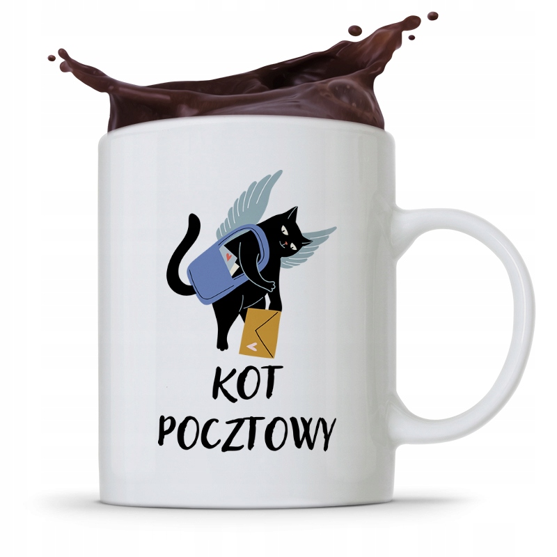 Kubek Prezent Dla Listonosza Kot Pocztowy Z Nadrukiem Ze Zdjęciem