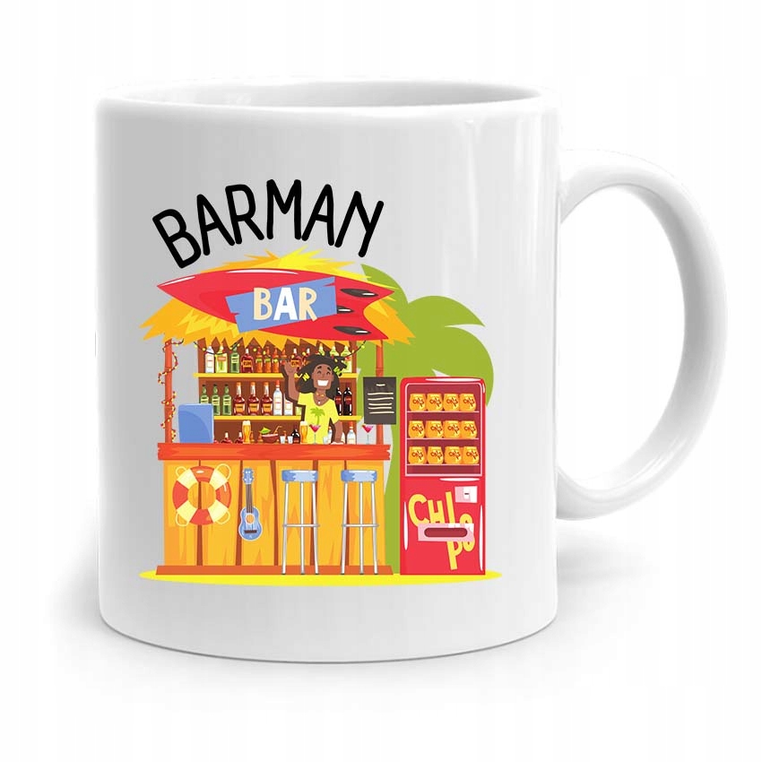 Kubek Prezent Dla Barmana Barman Bartender Z Nadrukiem Ze Zdjęciem