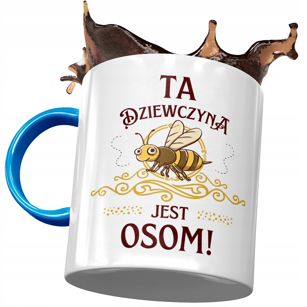 Kubek Błękitny Dla Dziewczyny Ta Dziewczyna Jest Z Nadrukiem Ze Zdjęciem