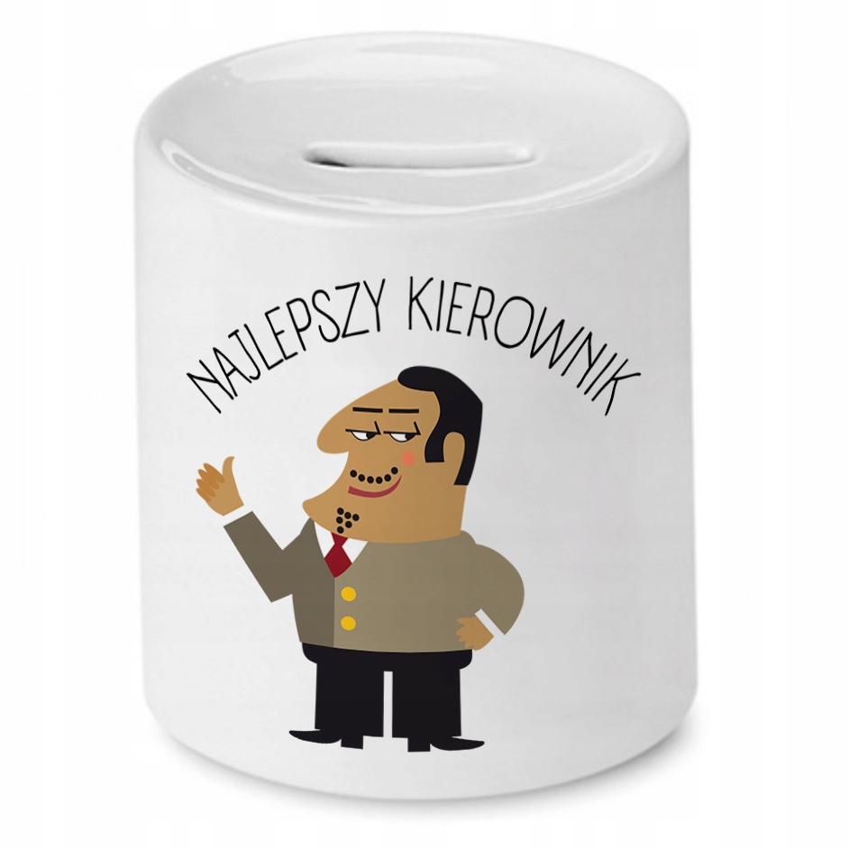 Skarbonka Dla Kierownika Najlepszy Kierownik Z Nadrukiem Ze Zdjęciem