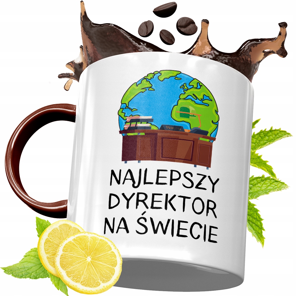 Kubek Bordowy Dla Dyrektora Na Urodziny Prezent Z Nadrukiem Ze Zdjęciem